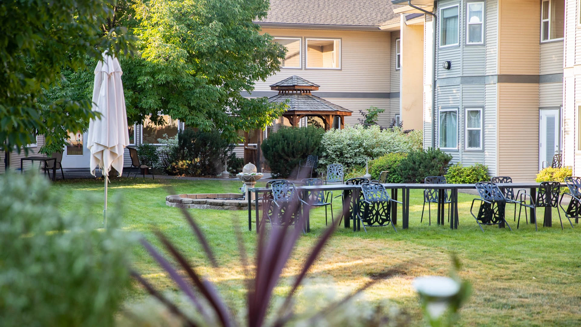 At The Hamlets (Westsyde) residence garden view